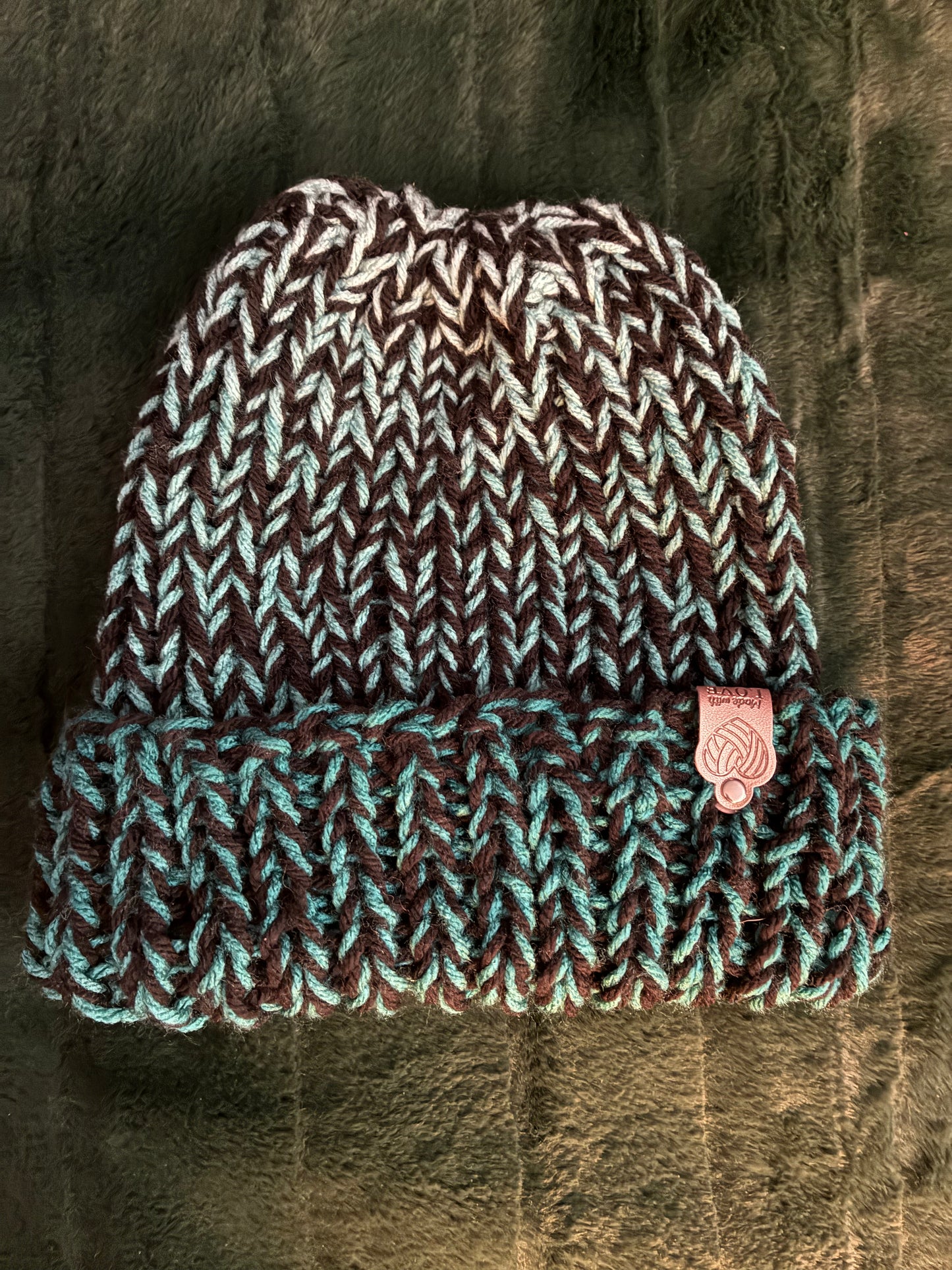 Teal Chunky Beanie