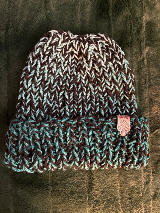 Teal Chunky Beanie