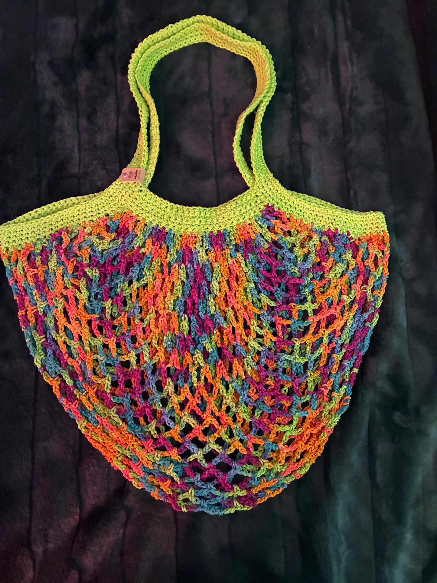 Hot Spot Mesh Market Bag